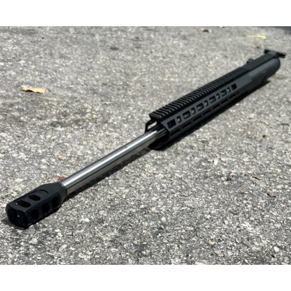 AR-10 .308 24" Black Hole Weaponry stainless steel upper assembly /Tanker/Stainless Finish